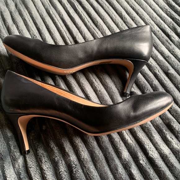 Corso Como Linnden Leather Pump in Black Size 7.5 - Picture 5 of 9